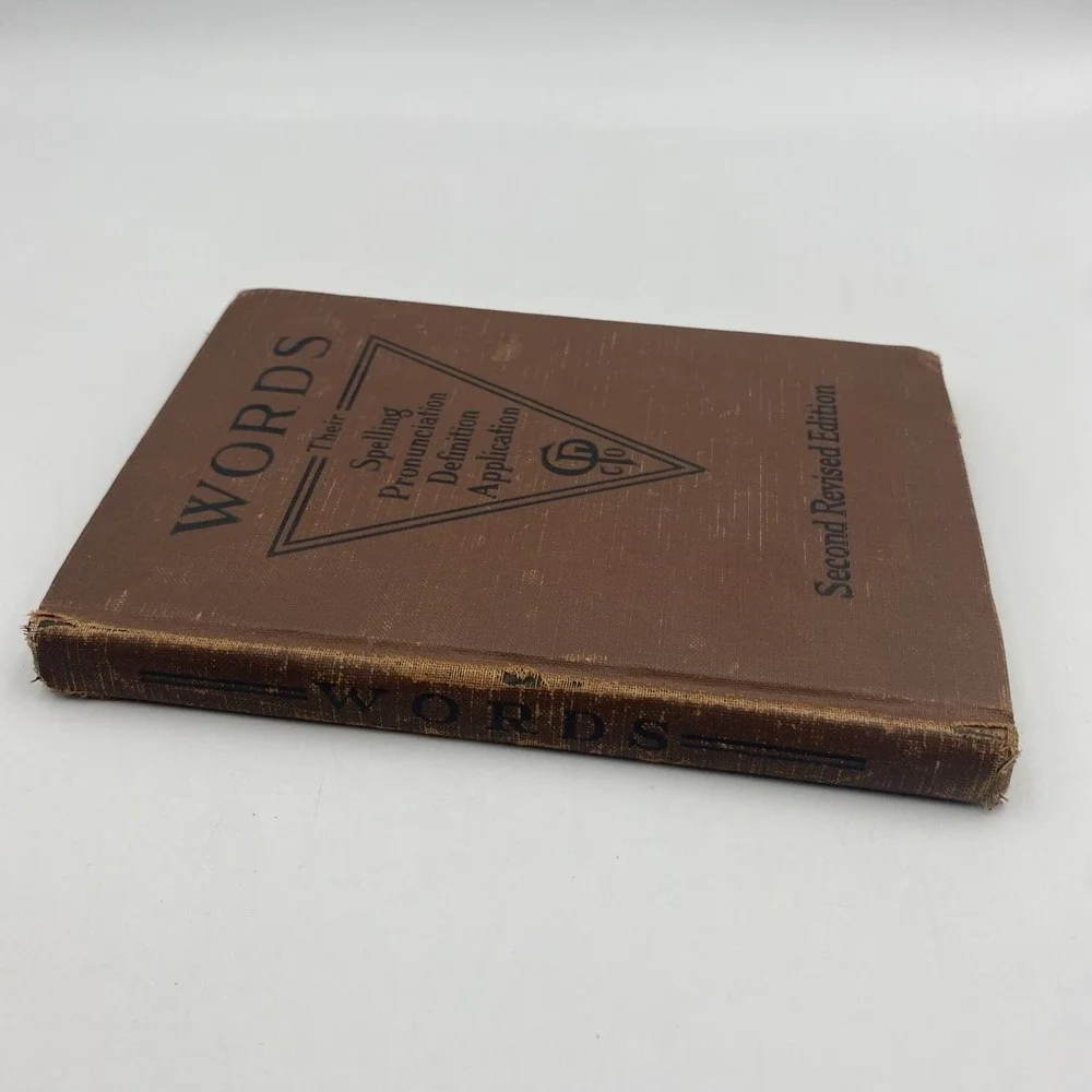 Words Their Spelling‎ Pronunciation Definition Application 1929 2nd Edition